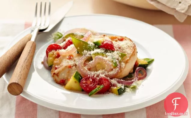 Sizzling Pollo & Veggie padella