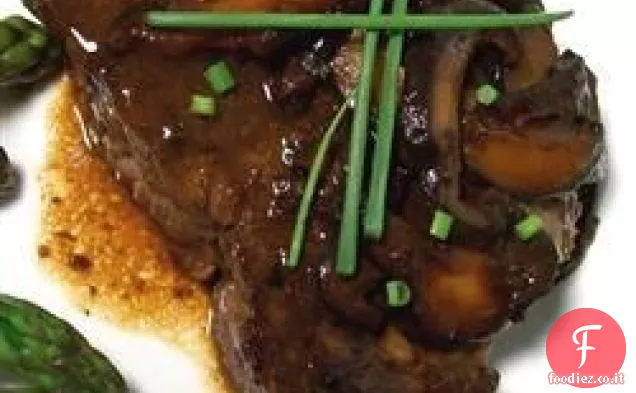 Filetto di manzo con zenzero-Shiitake Burro marrone