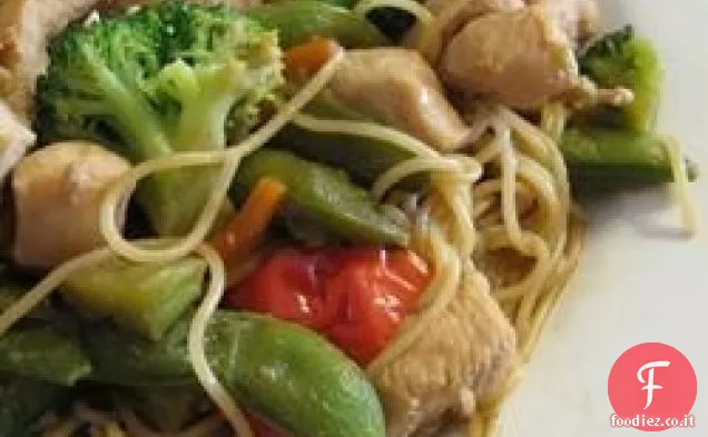 Pollo cinese Noodle