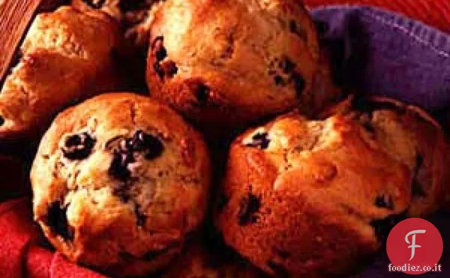 Muffin alla crema di mirtilli