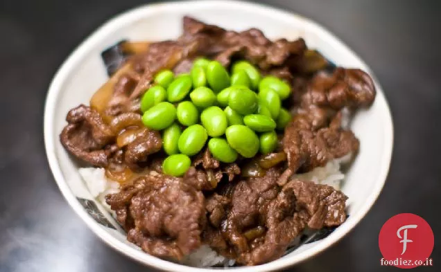 Gyudon (ciotola di riso di manzo)