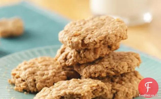 Biscotti di farina d'avena al burro di arachidi