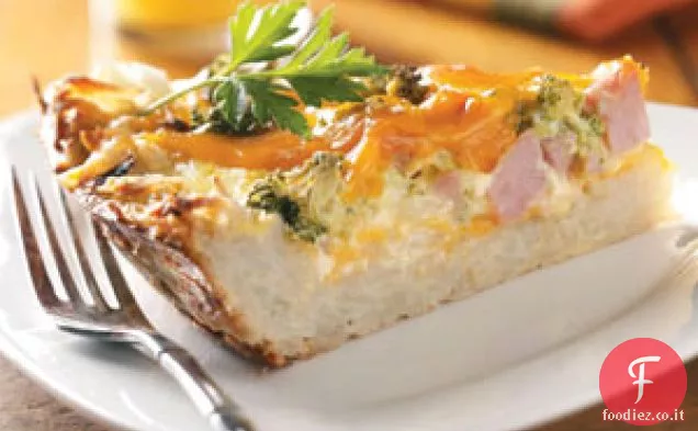 Quiche in crosta di patate
