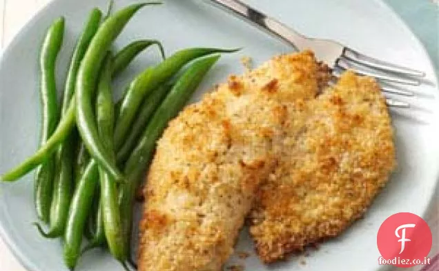 Tilapia al forno impanata