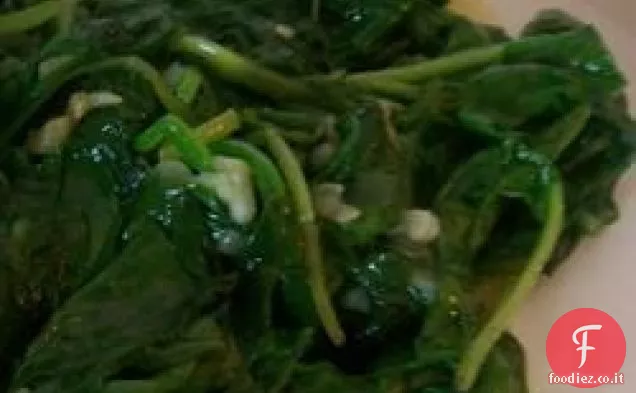 Spinaci fritti facili