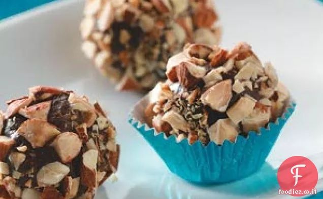 Tartufi di cioccolato alla fragola