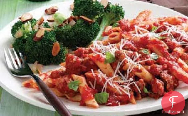 Salsiccia salata Penne Cena