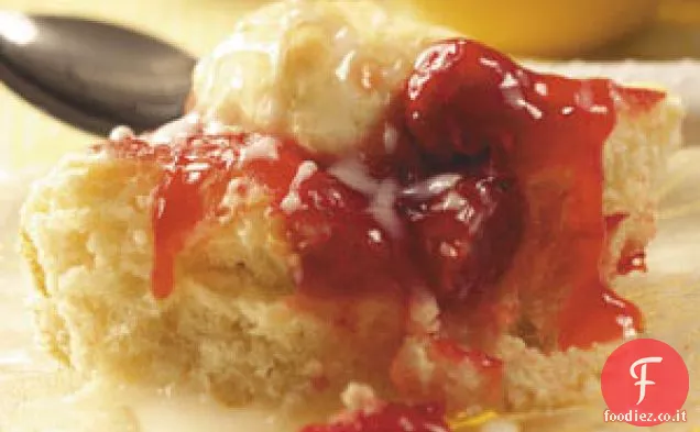 Torta di caffè al lievito di ciliegia