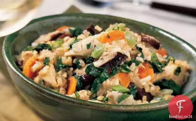 Pollo Miso con riso integrale