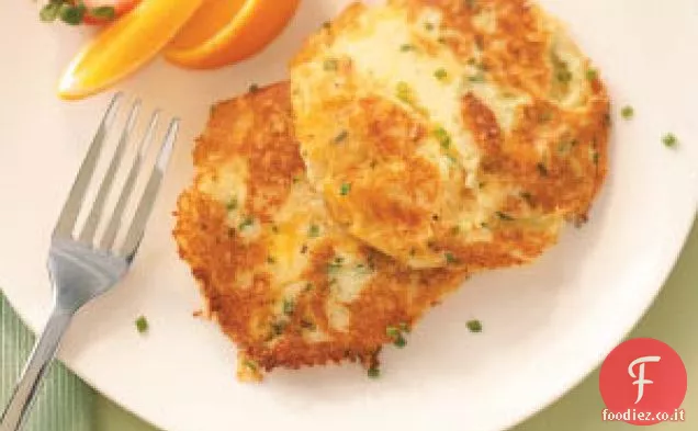Frittelle di patate gratinate