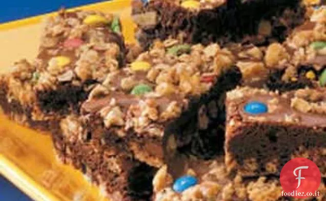 Brownies di farina d'avena