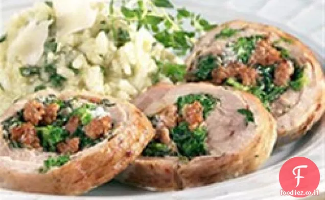 Salsiccia e broccoli Rabe Filetto Involtini di Hatfield®
