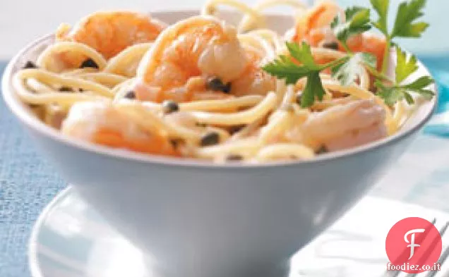 Piccata di gamberi sani