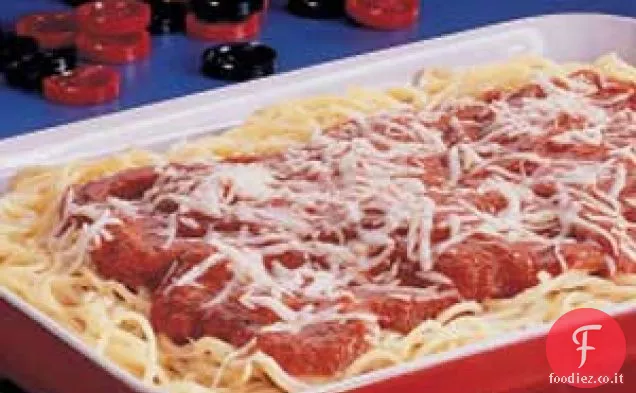 Tre-Formaggio Spaghetti cuocere
