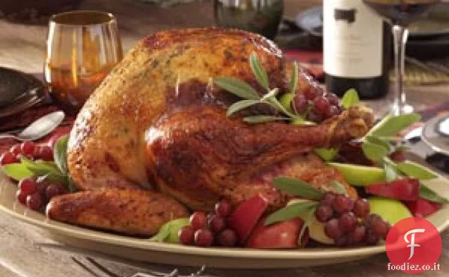 Tacchino arrosto di mela e salvia