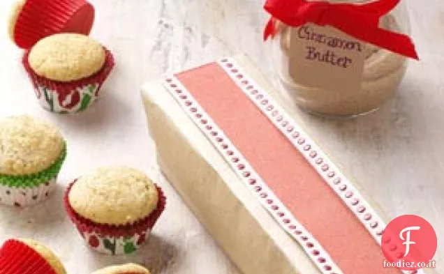 Mini muffin alla cannella e burro alla cannella