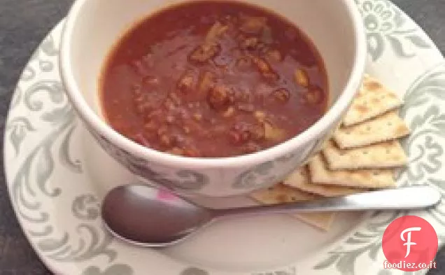 Veloce, zuppa di hamburger fatta in casa