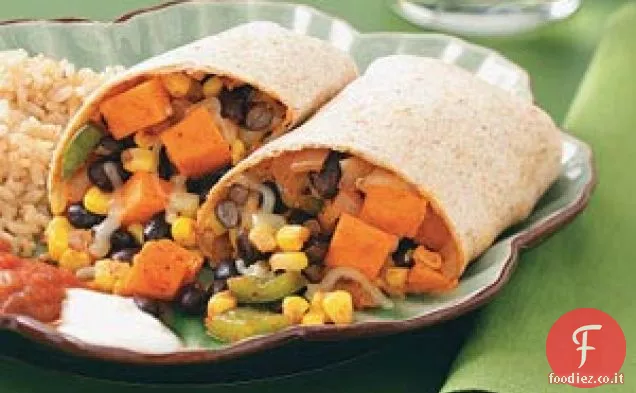 Fagioli neri Veggie Burritos