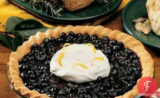 Torta di mirtilli freschi