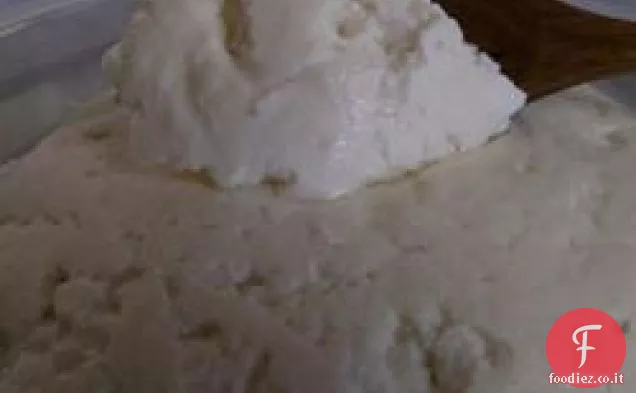 Tofu morbido fatto in casa al tavolo di Nona