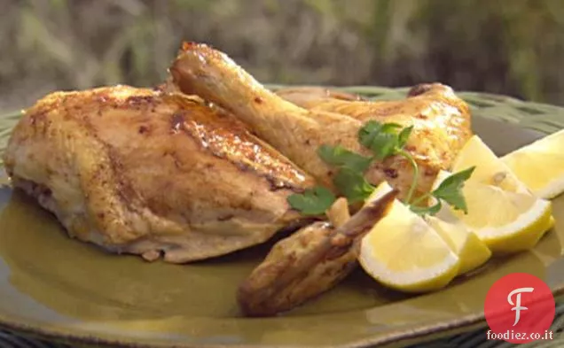 Birra-in-the-posteriore di pollo