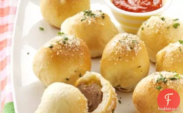 Panini con polpette italiane