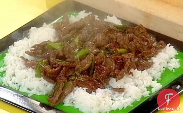 Passaporto per il Giappone: Edamame, Gyoza, riso e manzo Teriyaki