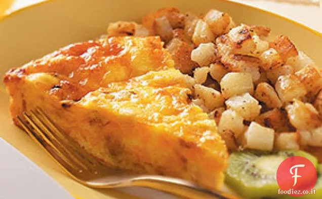 Quiche di pollo senza crostini