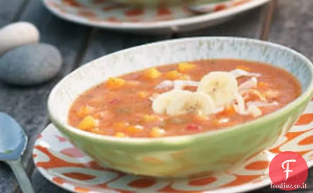 Zuppa di frutta caraibica