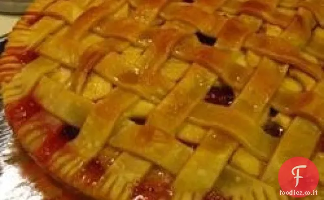 Torta di mele e mirtilli