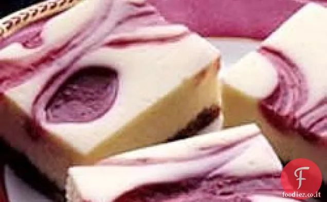 Strawberry Swirl Cheesecake Bar