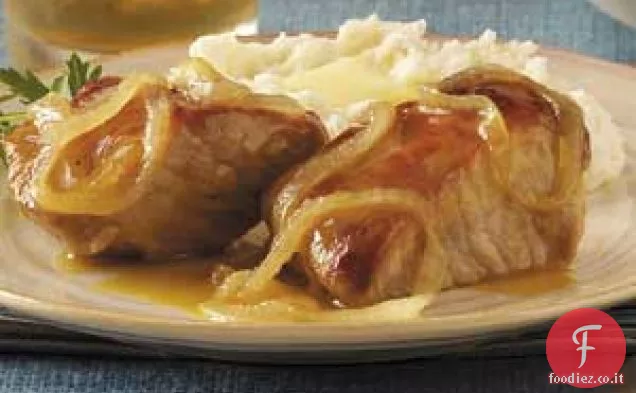 Costine di maiale d'acero