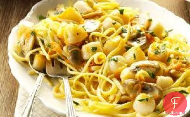 Capesante con Linguine