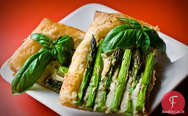 Crostata al Pesto di Asparagi e Fagioli bianchi