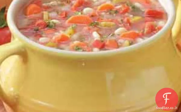 Zuppa di fagioli bianchi