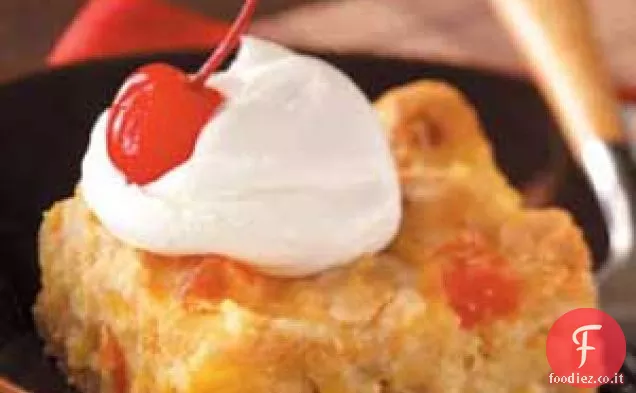 Dessert tropicale della crema pasticcera di macadamia