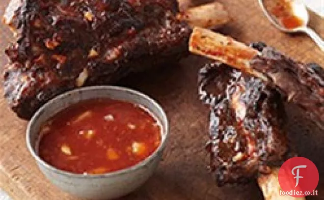 Costolette di bisonte al miele