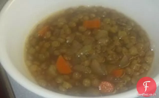 Zuppa di lenticchie piccanti