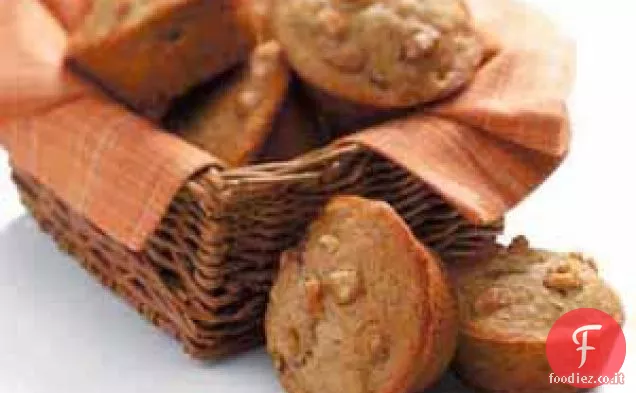 Muffin alle noci di banana