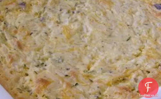 Cheesy zucchine riso cuocere