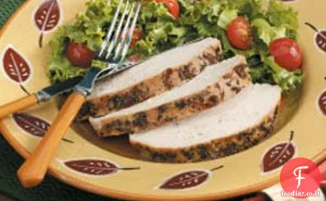 Petto di tacchino arrosto alle erbe