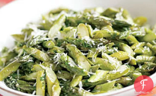 Asparagi saltati con burro e parmigiano