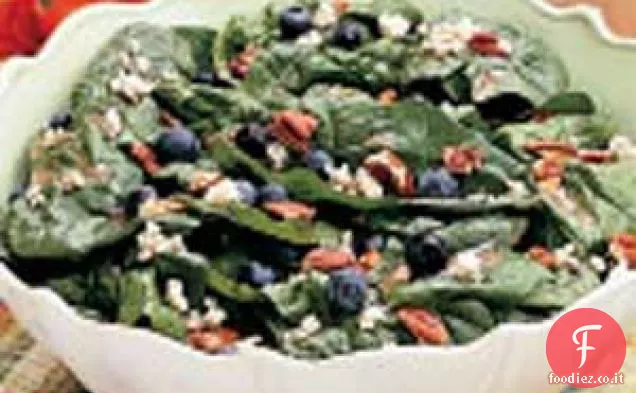 Insalata di spinaci ai mirtilli
