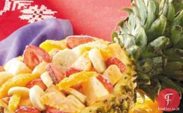 Ananas frutta barca