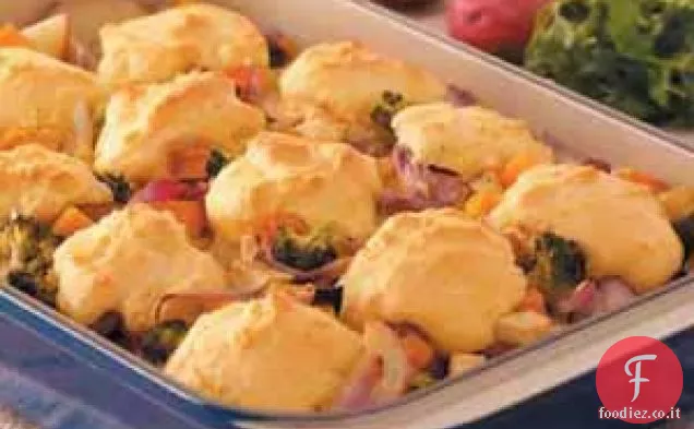 Ciabattino di verdure pane di mais