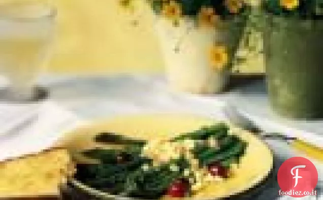 Asparagi caldi con Uova Mimosa