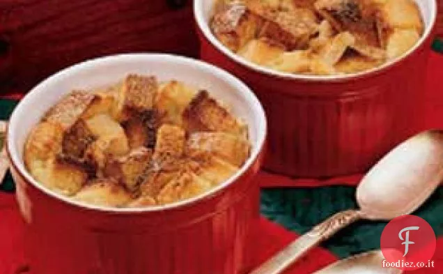 Budino di pane per due