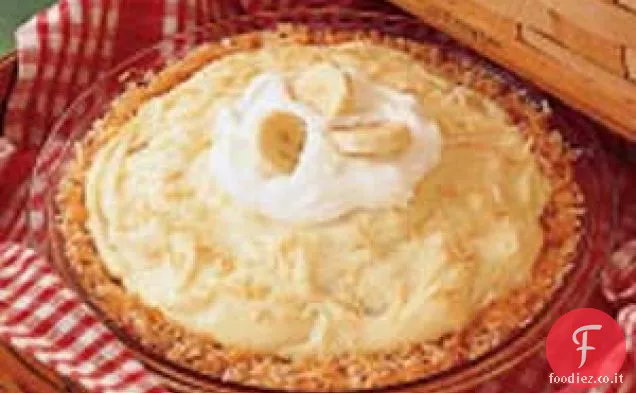 Torta di crema di cocco / banana