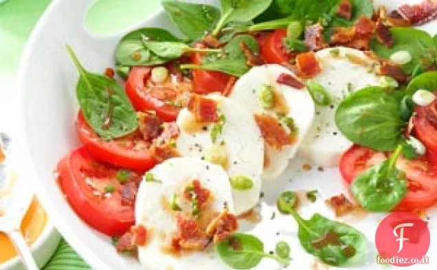 Insalata Caprese di pancetta