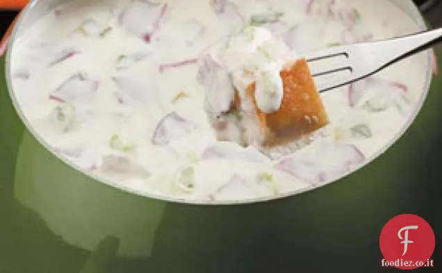 Fonduta di manzo cremosa scheggiata
